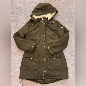 Guess Olive Green Hooded Jacket